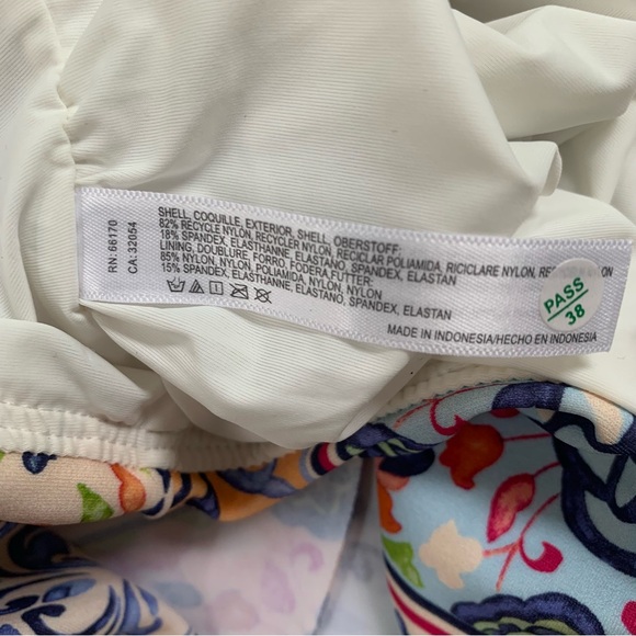 Anthropologie Maeve Shoreside One Shoulder Ruffle Bikini Top - Picture 7 of 13